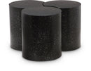Meridian Dimple Black Coffee Table IMAGE 1