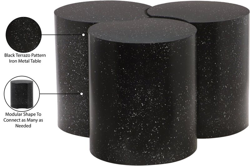 Meridian Dimple Black Coffee Table IMAGE 5