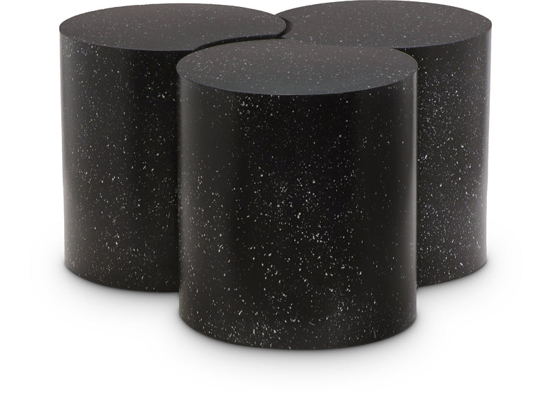 Meridian Dimple Black Coffee Table IMAGE 1