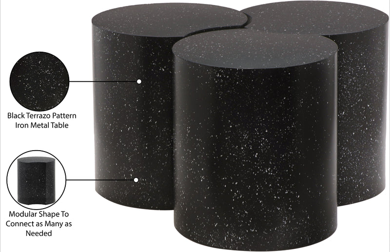 Meridian Dimple Black Coffee Table IMAGE 5