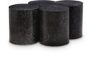 Meridian Dimple Black Coffee Table IMAGE 1