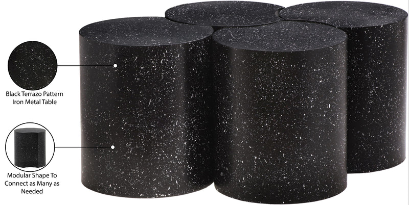 Meridian Dimple Black Coffee Table IMAGE 5