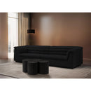 Meridian Dimple Black Coffee Table IMAGE 2