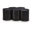 Meridian Dimple Black Coffee Table IMAGE 1