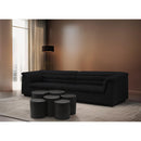 Meridian Dimple Black Coffee Table IMAGE 2