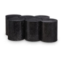 Meridian Dimple Black Coffee Table IMAGE 1