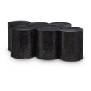 Meridian Dimple Black Coffee Table IMAGE 1