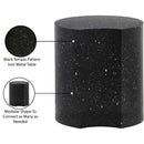 Meridian Dimple Black End Table IMAGE 5