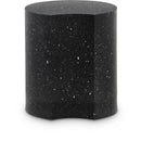 Meridian Dimple Black End Table IMAGE 1