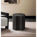 Meridian Dimple Black End Table IMAGE 2