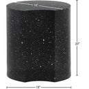 Meridian Dimple Black End Table IMAGE 6