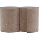 Meridian Dimple Taupe End Table IMAGE 3