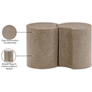 Meridian Dimple Taupe End Table IMAGE 5