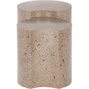 Meridian Dimple Taupe End Table IMAGE 3