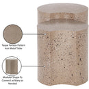 Meridian Dimple Taupe End Table IMAGE 5