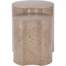 Meridian Dimple Taupe End Table IMAGE 3