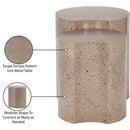 Meridian Dimple Taupe End Table IMAGE 5