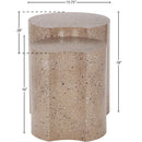 Meridian Dimple Taupe End Table IMAGE 6