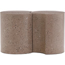 Meridian Dimple Taupe End Table IMAGE 3