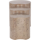Meridian Dimple Taupe End Table IMAGE 3