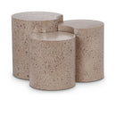 Meridian Dimple Taupe End Table IMAGE 1