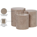 Meridian Dimple Taupe End Table IMAGE 5