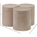 Meridian Dimple Taupe Coffee Table IMAGE 6