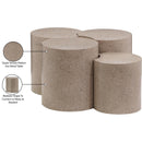 Meridian Dimple Taupe Coffee Table IMAGE 5