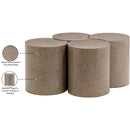 Meridian Dimple Taupe Coffee Table IMAGE 5