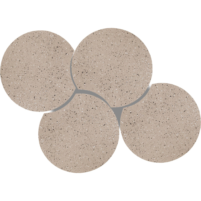 Meridian Dimple Taupe Coffee Table IMAGE 4