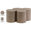 Meridian Dimple Taupe Coffee Table IMAGE 5