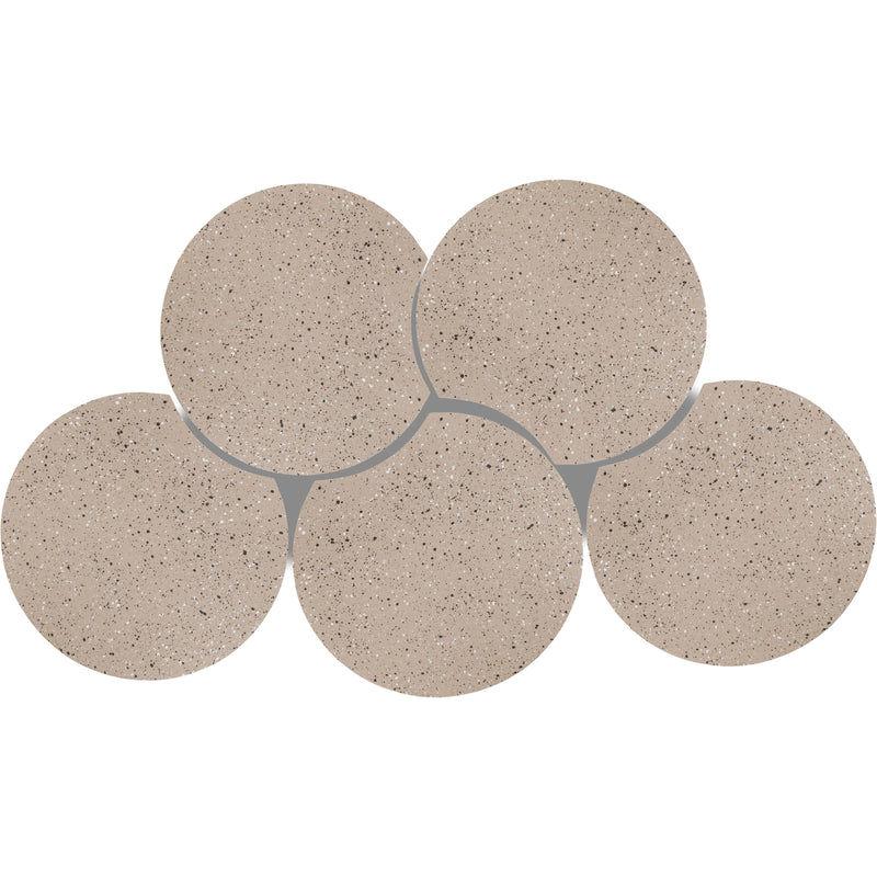 Meridian Dimple Taupe Coffee Table IMAGE 4