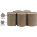 Meridian Dimple Taupe Coffee Table IMAGE 5