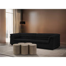 Meridian Dimple Taupe Coffee Table IMAGE 2