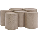 Meridian Dimple Taupe Coffee Table IMAGE 3