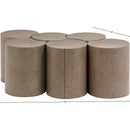 Meridian Dimple Taupe Coffee Table IMAGE 6