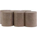 Meridian Dimple Taupe Coffee Table IMAGE 3