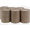 Meridian Dimple Taupe Coffee Table IMAGE 6