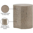 Meridian Dimple Taupe End Table IMAGE 5