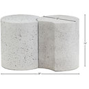 Meridian Dimple White End Table IMAGE 6