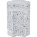 Meridian Dimple White End Table IMAGE 3