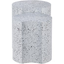 Meridian Dimple White End Table IMAGE 3