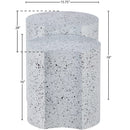 Meridian Dimple White End Table IMAGE 6