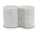 Meridian Dimple White End Table IMAGE 1