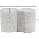 Meridian Dimple White End Table IMAGE 6