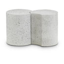 Meridian Dimple White End Table IMAGE 1