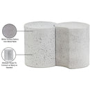 Meridian Dimple White End Table IMAGE 5