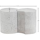 Meridian Dimple White End Table IMAGE 6