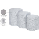 Meridian Dimple White End Table IMAGE 4