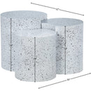 Meridian Dimple White End Table IMAGE 4